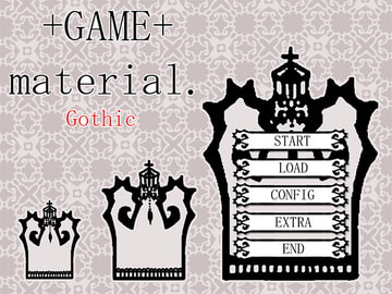 ゲーム用素材(ゴシック) [乙姫の花笠]