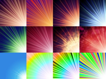 集中線・効果線 素材集Vol.12 [Many]