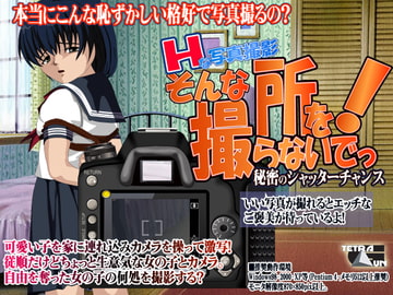 Hな写真撮影-そんな所を撮らないでっ! [TetraGun]