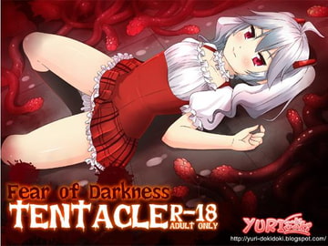 Fear of Darkness - TENTACLE (zombies) and girl white hair [Yuri-Dokidoki]