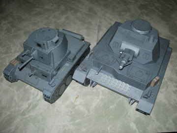 IV号&38(t)戦車セット(デフォルメVer.) [ためえもん亭]