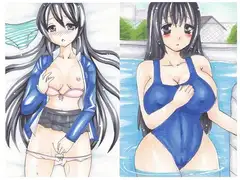 オリジナル女の子手描きイラスト集