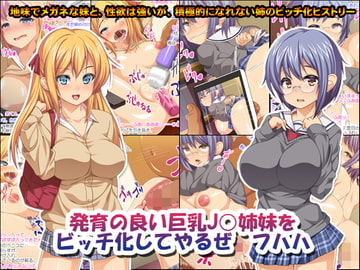 発育の良い巨乳J○姉妹をビッチ化してやるぜ フハハ [鳥居姫]