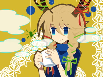 角っ娘と蜘蛛 [ちりめん電子工業]