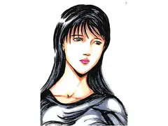 黒い服の女性