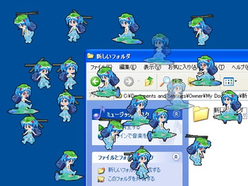 デスクトップアクセサリー「河城 にとり」心綺楼衣装バージョン [DTA屋さん]