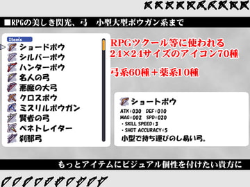 ゲーム製作用アイコン集#02 [GRANLORD]