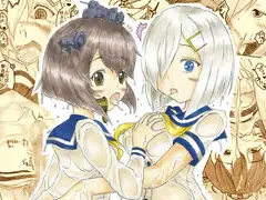 濡れ制服と給油艦