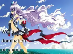 World domination of anime