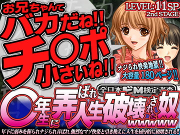 全日本ドM検定考査: レベル11SP ○年生に弄ばれ人生破壊された奴wwwww [全日本ドM実力検定考査]