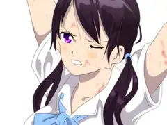 戦う女の子が○問されるイラスト