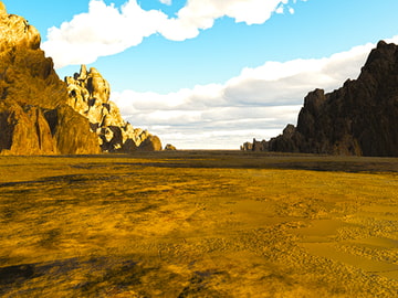 著作権フリー背景素材1「山岳」 [moarea88]