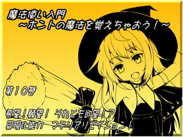 魔法使い入門 ～ホントの魔法を覚えちゃおう!～  第十巻 希望!願望!それとも欲望!? 具現化能力 マテリアリゼイション! [MAGIC FACTORY]