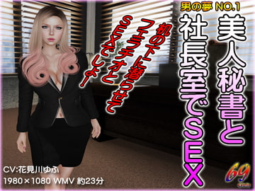 男の妄想シリーズ 美人秘書と社長室でセックス動画 [69Girls]