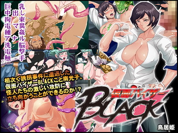 仮面バイザーBLACK [鳥居姫]