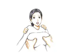 息子のすぐ側で凌○される人妻さん