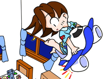 あそんでくれなきゃいじわるするぞ [旅するアニフォト]