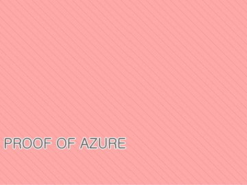 PROOF OF AZURE [Fragment Color]