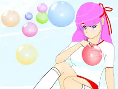 【風船少女カナちゃん】風船割らない競争だよ