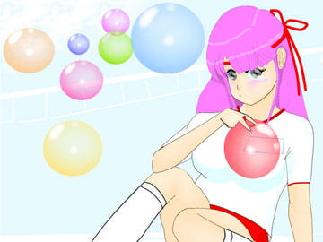 【風船少女カナちゃん】風船割らない競争だよ [解応寺このえ]