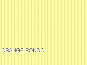 ORANGE RONDO [Fragment Color]