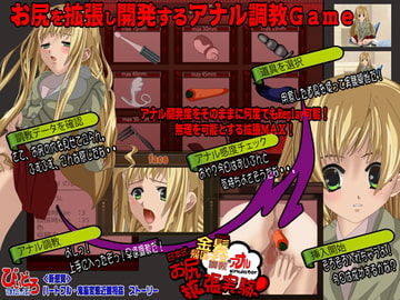 金髪帰国子女のアナル調教シミュレーター [びいどろすたっふ]