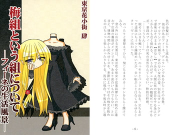 東京花小街　肆　梅組という組について　―フィーネの生活風景― [ルナティカ商會]