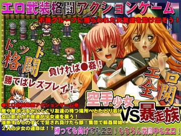 -空手少女VS暴走族!絶体絶命からの格闘ドットアクションゲーム!- [POWER ACTION]