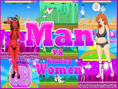 Man vs running women