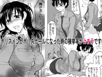 ポリスメンがポリスガールになった時の検挙率がコチラです [HB]