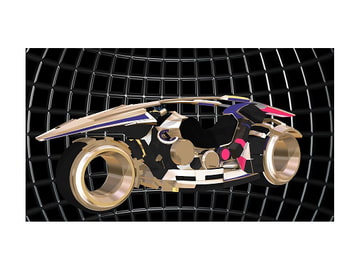 MMD乗り物モデル STRIDE-DBXArdon [フモッフ]