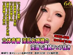 立体音響 淫乱お姉様の淫語で連続フェラ抜き