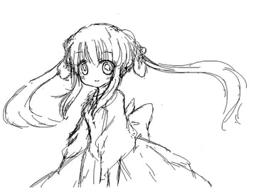 ラフイラスト5 [りんごの海]