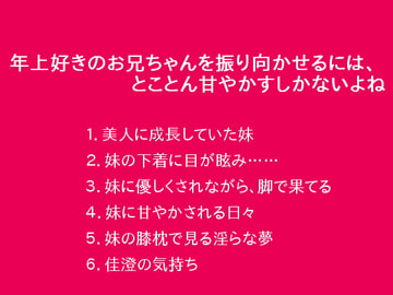 年上好きのお兄ちゃんを振り向かせるには、とことん甘やかすしかないよね [ぷるんぷるるん]