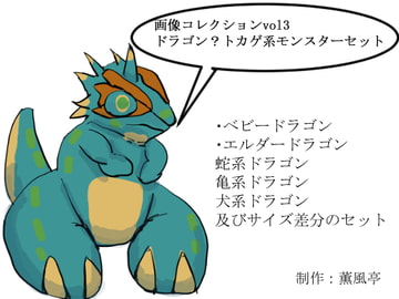 Image Collection vol3 - Dragon Lizard Set [kunputei]