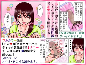 その女は『医療用サイバネティック男性器』でオナニーをし、はじめて男の感覚を知った。 [程酔ブス子]