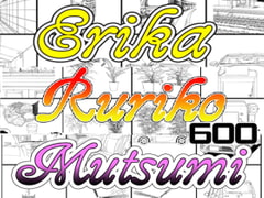 ARMZ Manga Background Materials x3 Set [25-26-27-600dpi] [ARMZ]