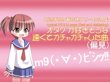 用途不問! 著作権フリーBGM集 オタクが好きそうな速くてガチャガチャした曲(偏見) 3曲 [C_O (B_SIDE)]