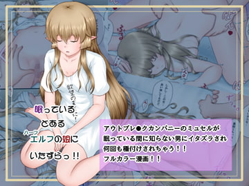 眠っている とあるハーフエルフの娘にいたずらっ!! [蒼空道]