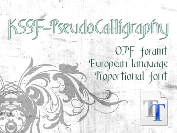 胡蝶サンセリフフォント・疑似カリグラフィ [胡蝶之夢]