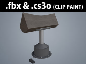 3D素材 三角木馬 木製02 可動タイプ [CG-AR]