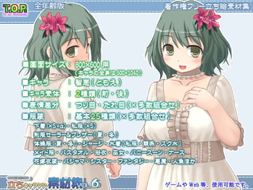 Non-copyrighted Standing Postures vol.6 All Age Edition [T.O.P.]