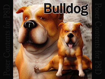 CL-Bulldog for Poser8Dog [Chocoンとこ]