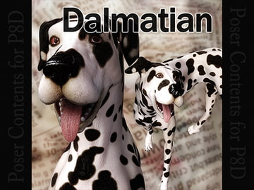 CL-Dalmatian for Poser8Dog [Chocoンとこ]