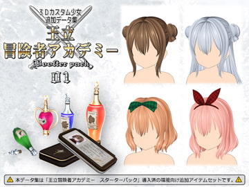 3Dカスタム少女データ集 王立冒険者アカデミー 追加パック01 [408]