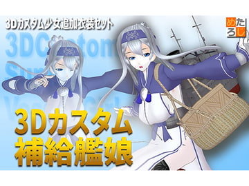 3Dカスタム少女用追加衣装セット ”3Dカスタム 補給艦娘” [MetaLogic]