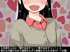 Sお姉ちゃんに「精子出ますぅー!精子出ますぅー!」と言わされ続けながら強○せんずり射精させられる弟(CV くま様)