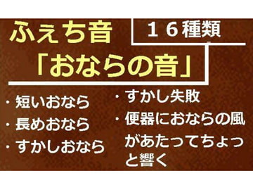 ふぇち音「おならの音」 [にくきゅう ぽこ]