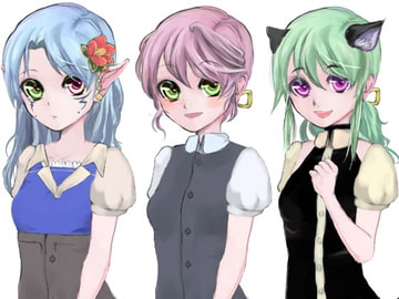 立ち絵素材セット(少女/少年)No.1 [すぱらんど。]