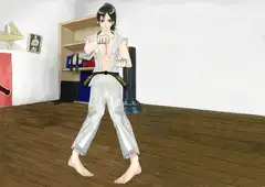 沖縄空手美女の音声解説!